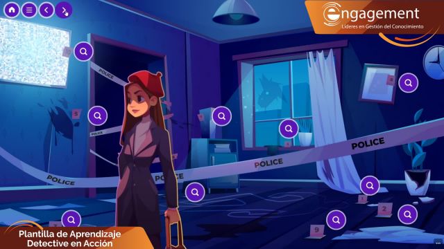 Plantilla Detective en Acción