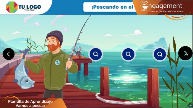 Plantilla Vamos A Pescar