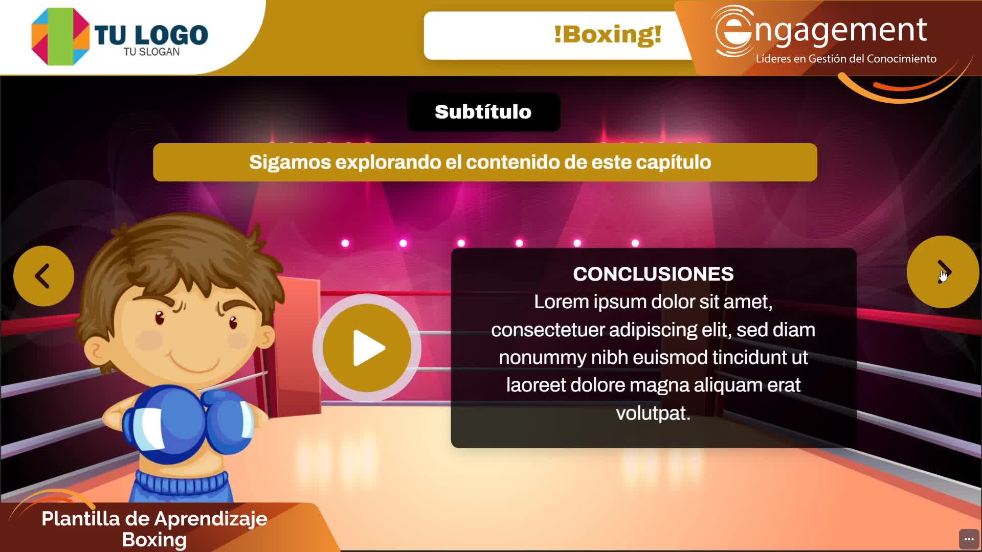 Plantilla Boxing