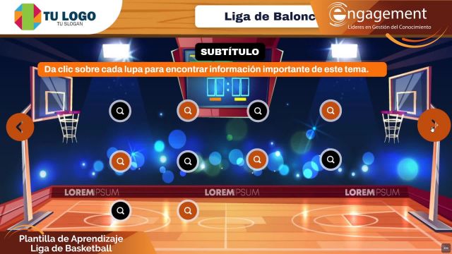 Plantilla Liga de Baloncesto